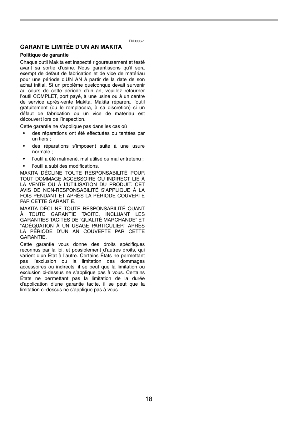Makita HR2451 User Manual | Page 18 / 28