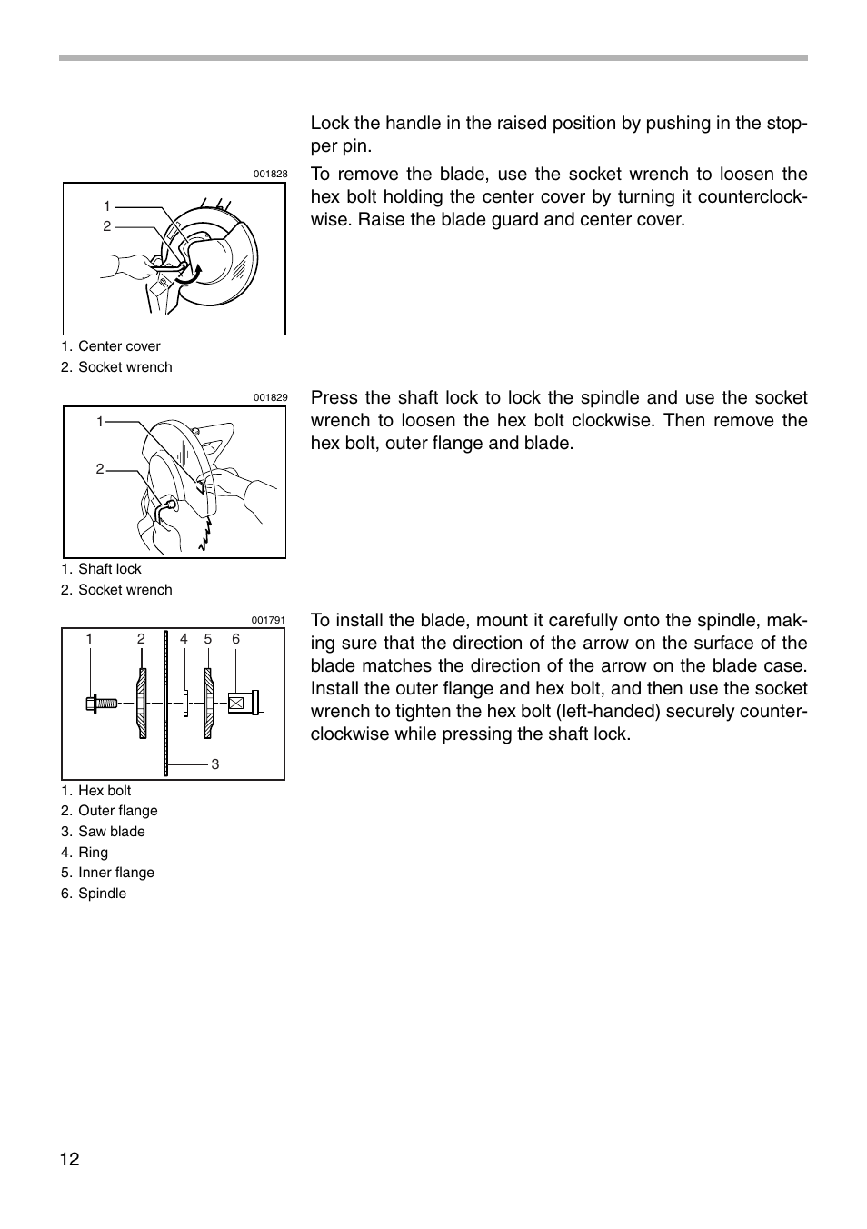 Makita LS1221 User Manual | Page 12 / 32