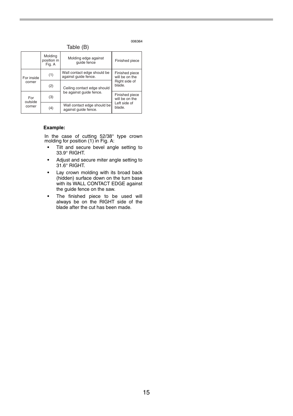 Table (b) | Makita LS1013 User Manual | Page 15 / 72