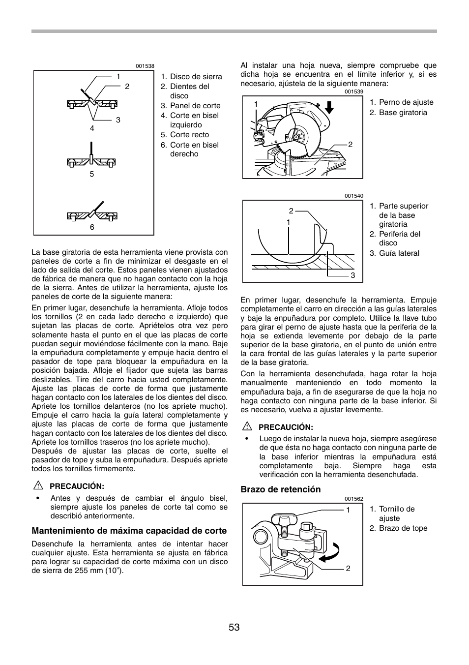 Makita LS1013 User Manual | Page 53 / 72
