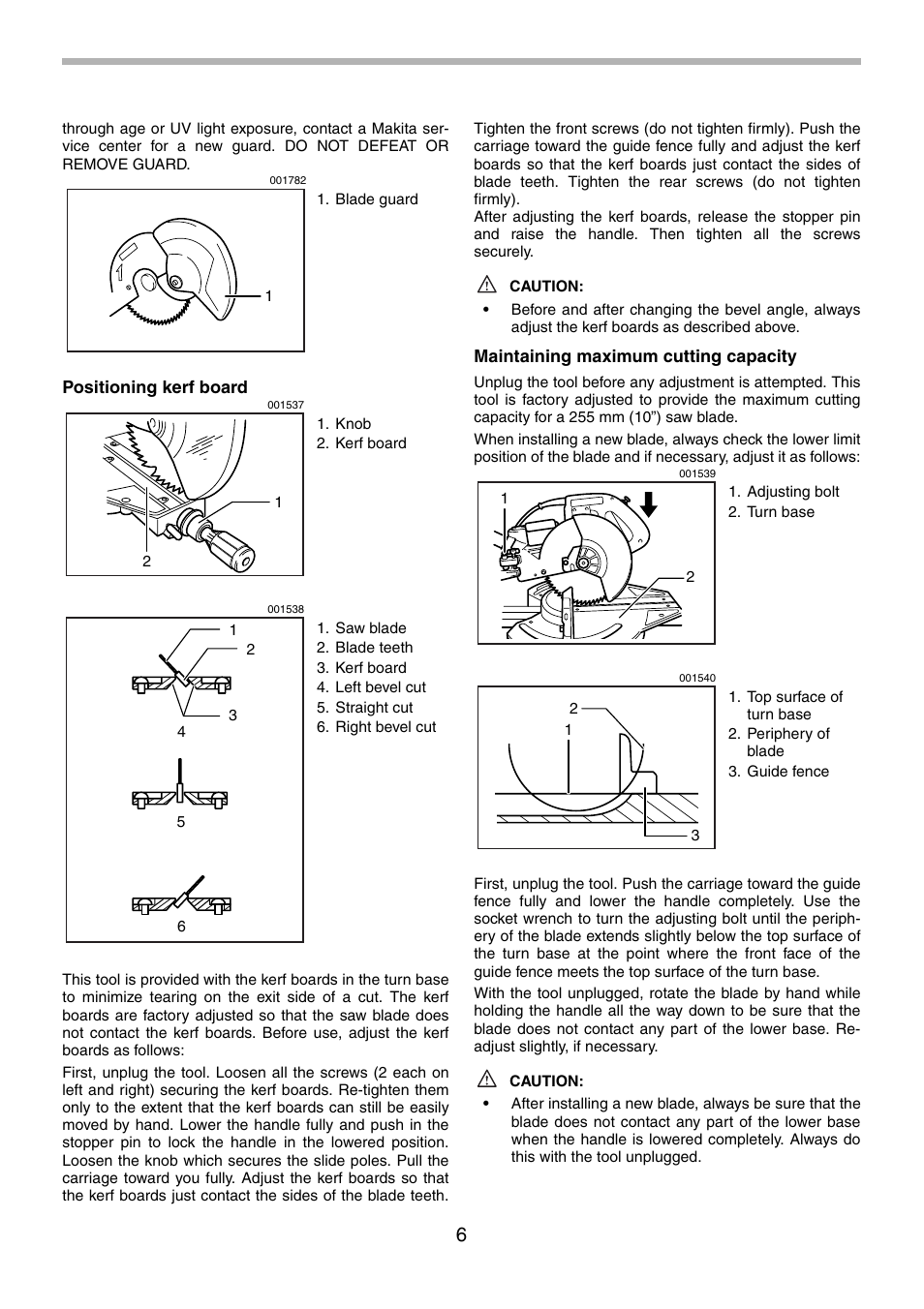 Makita LS1013 User Manual | Page 6 / 72