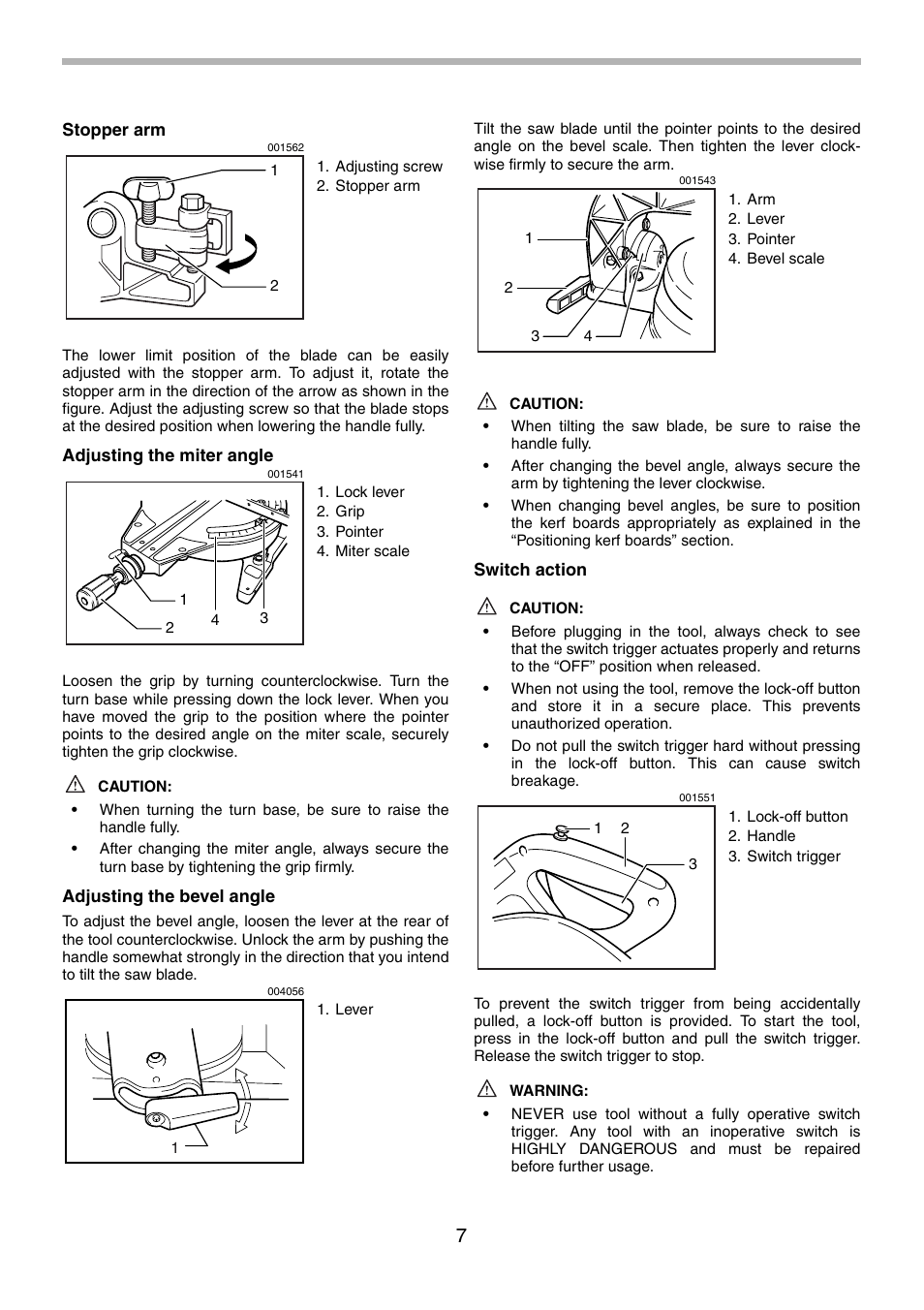 Makita LS1013 User Manual | Page 7 / 72