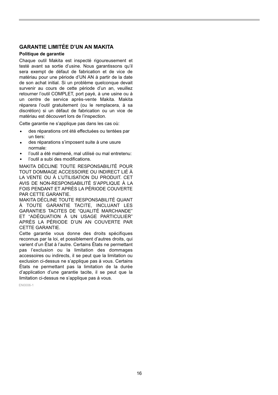 Makita BTL063 User Manual | Page 16 / 28