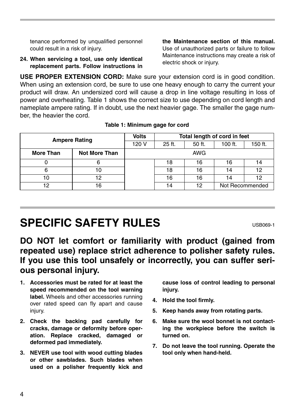 Specific safety rules | Makita 9218PB User Manual | Page 4 / 12