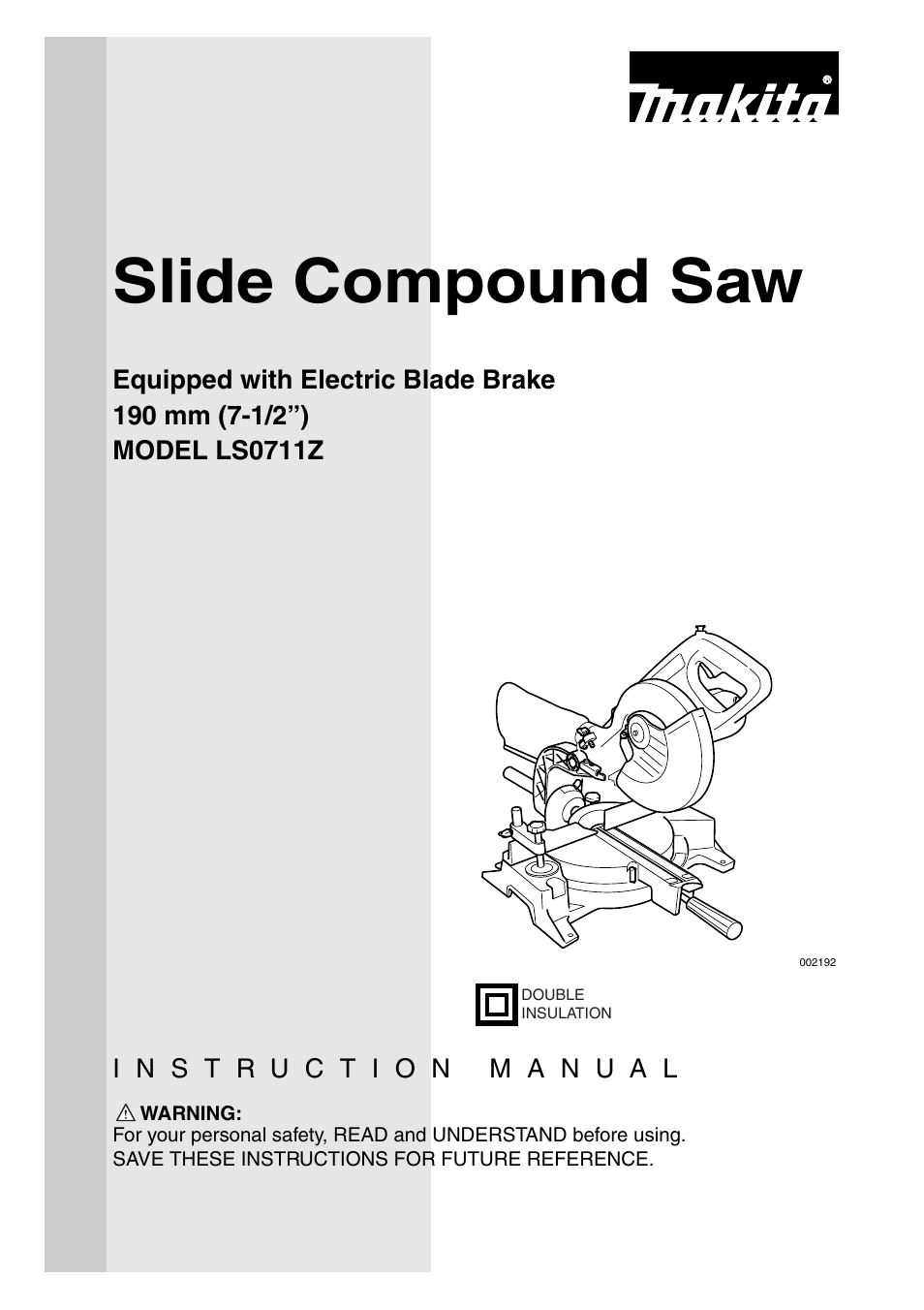 Makita LS0711Z User Manual | 32 pages