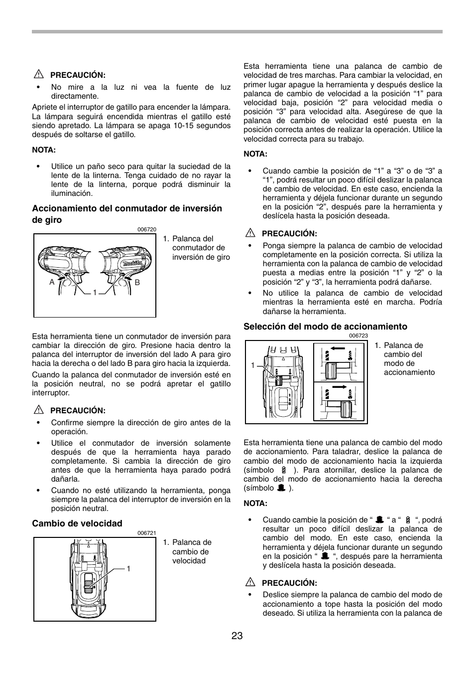 Makita BDF441 User Manual | Page 23 / 28