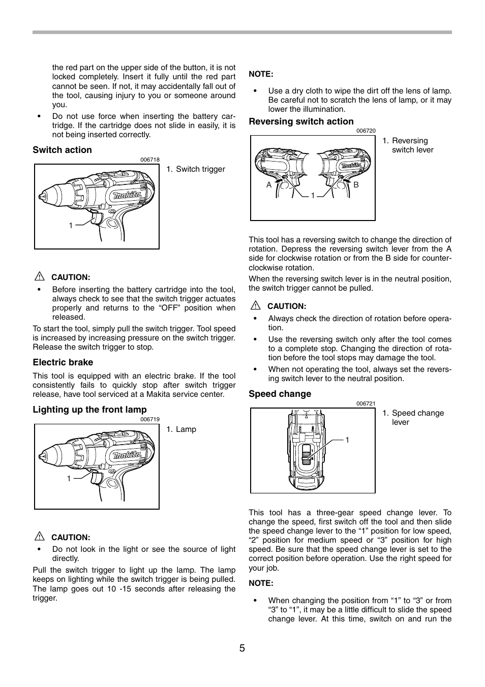 Makita BDF441 User Manual | Page 5 / 28