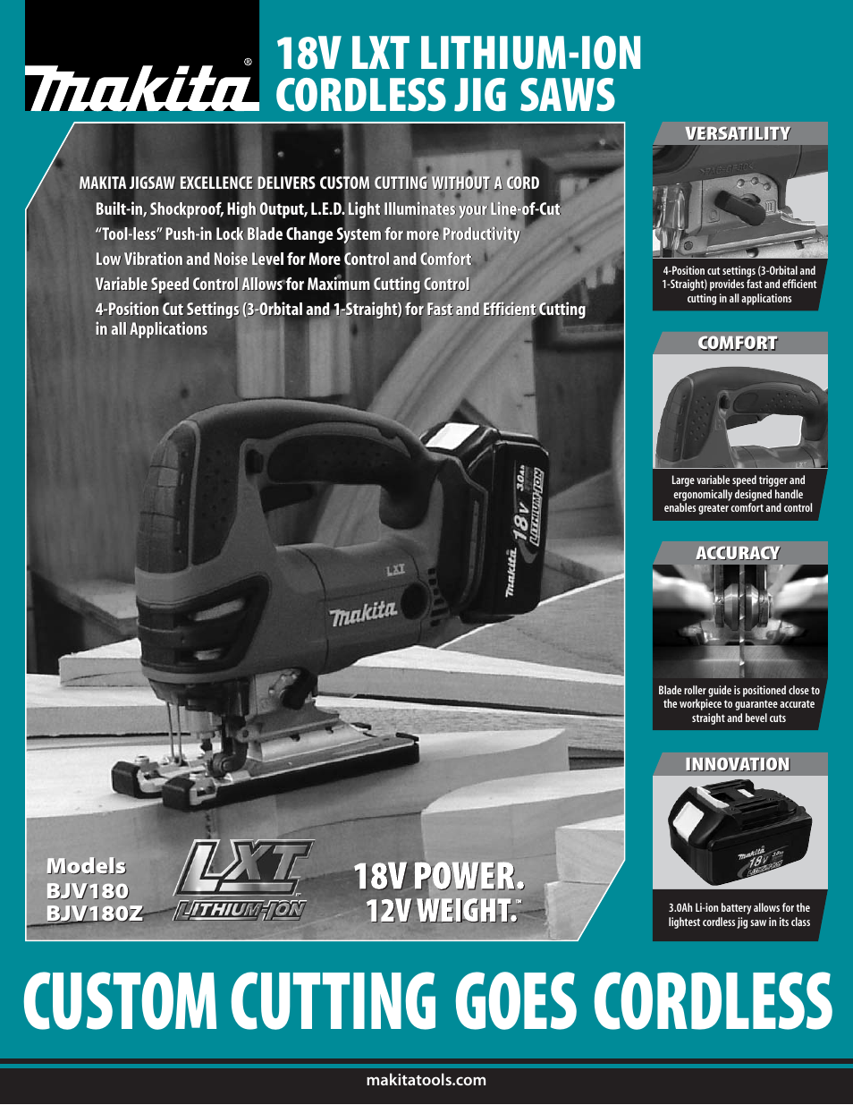 Makita BJV180Z User Manual | 2 pages