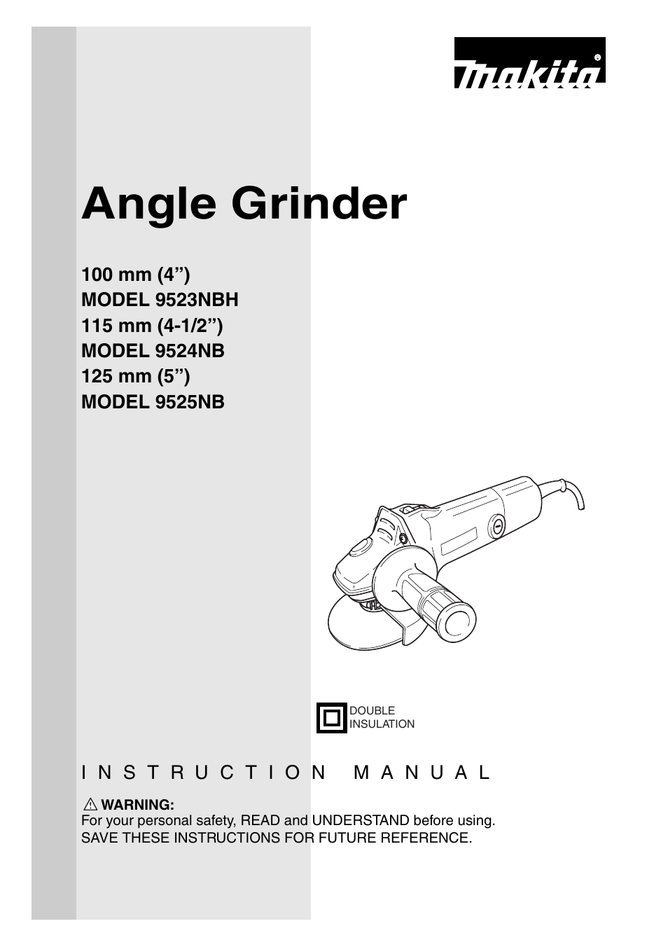 Makita 9523NBH User Manual | 16 pages