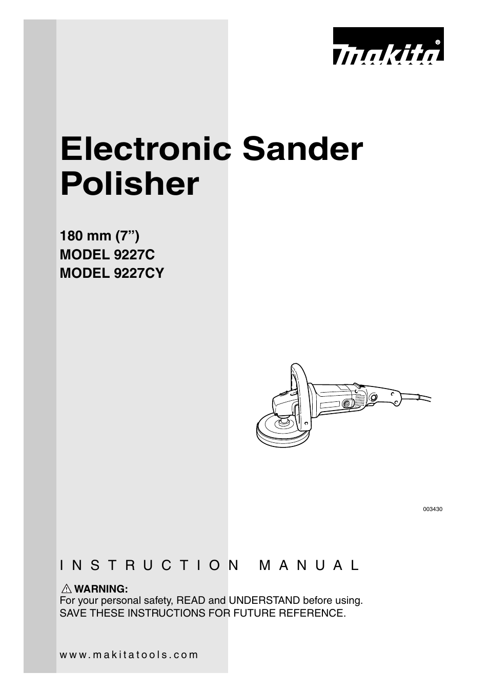 Makita 9227C User Manual | 16 pages