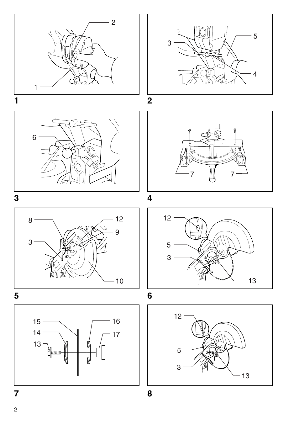Makita LS800D User Manual | Page 2 / 88