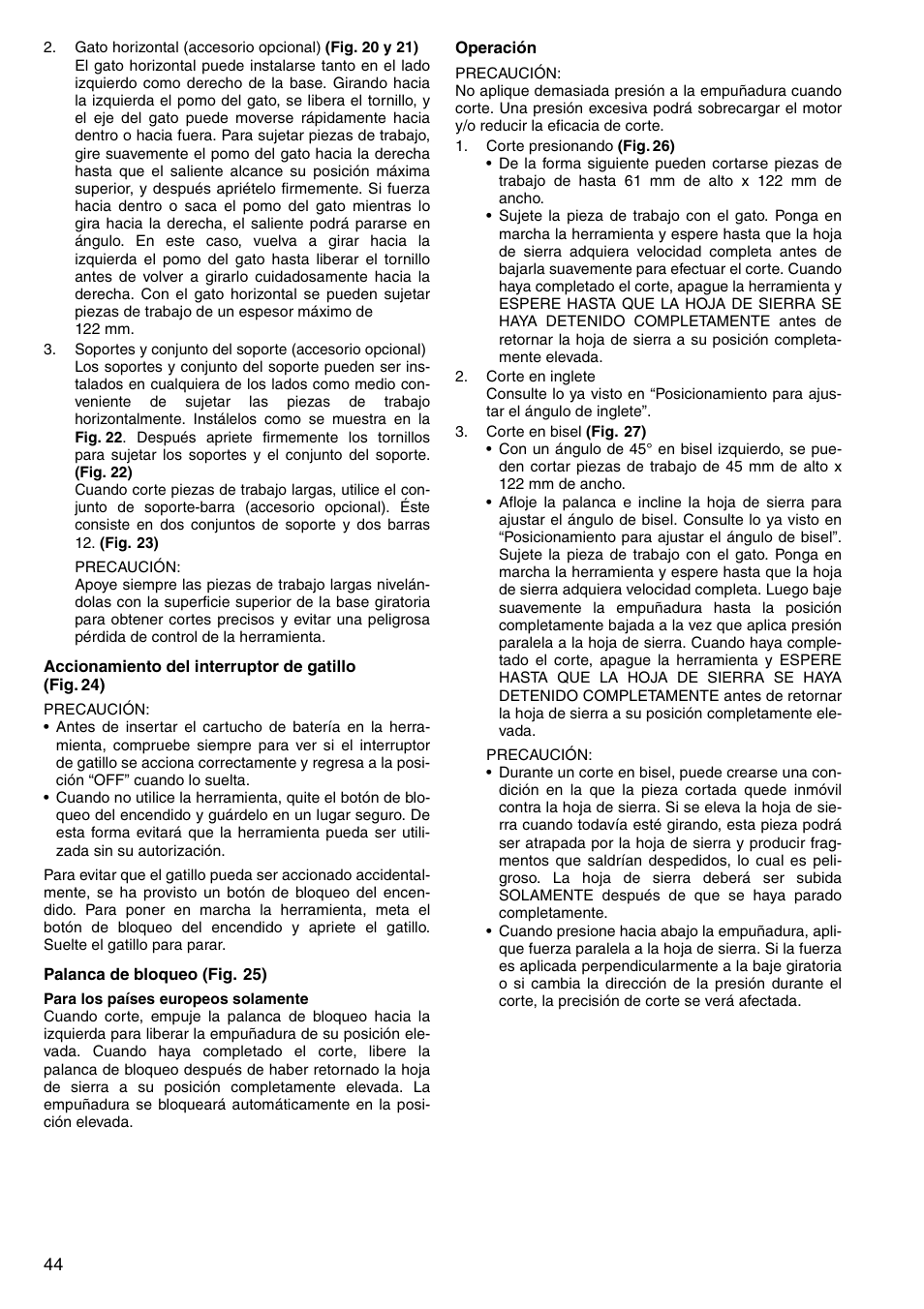 Makita LS800D User Manual | Page 44 / 88