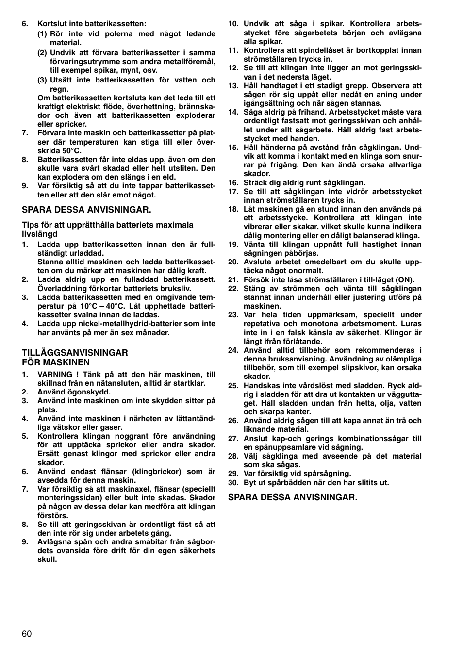 Makita LS800D User Manual | Page 60 / 88