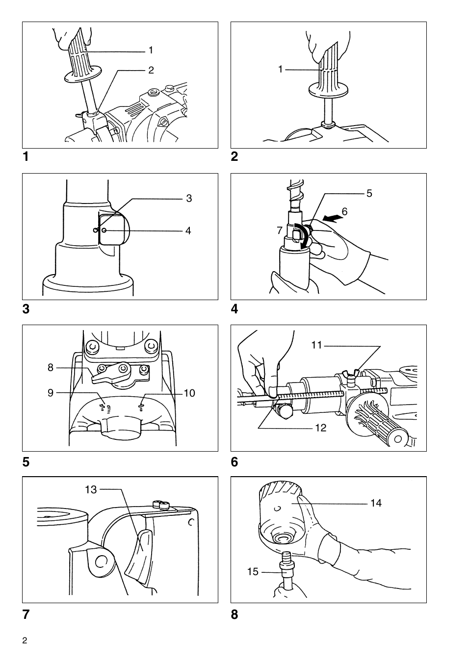 Makita HR3520B User Manual | Page 2 / 48