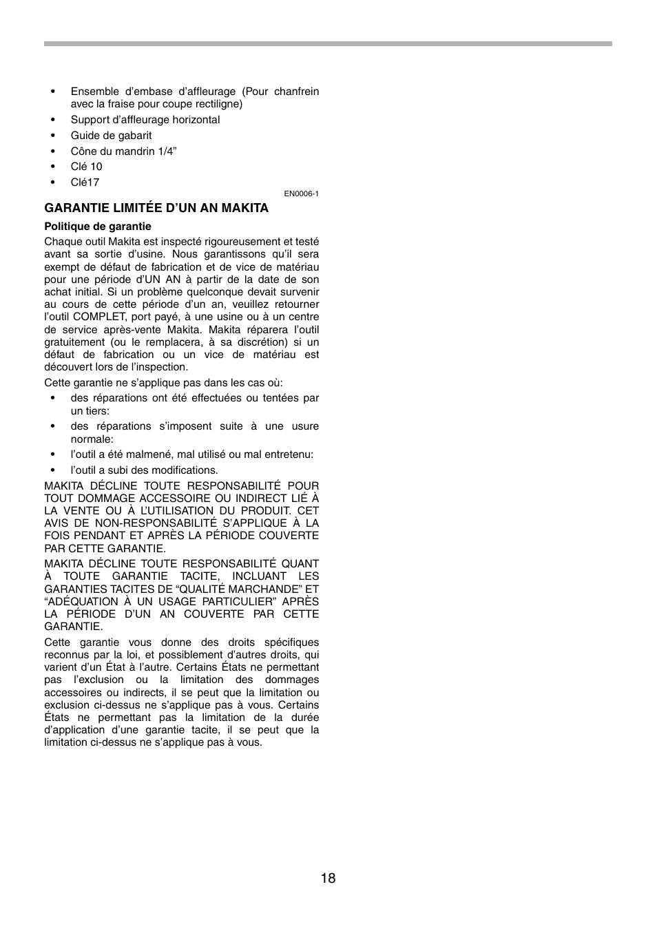 Makita 3708FC User Manual | Page 18 / 28