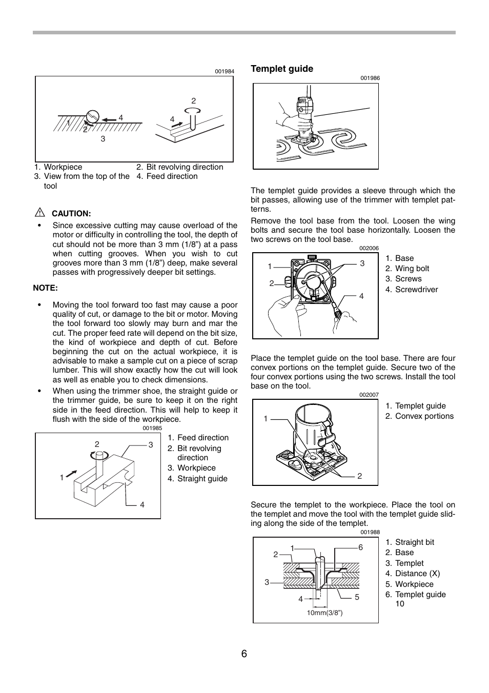 Makita 3708FC User Manual | Page 6 / 28