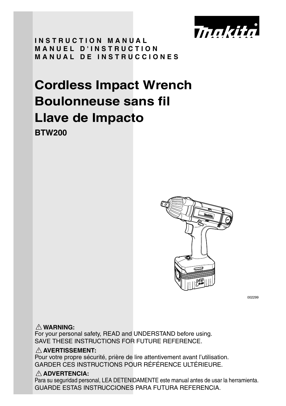 Makita BTW200 User Manual | 28 pages