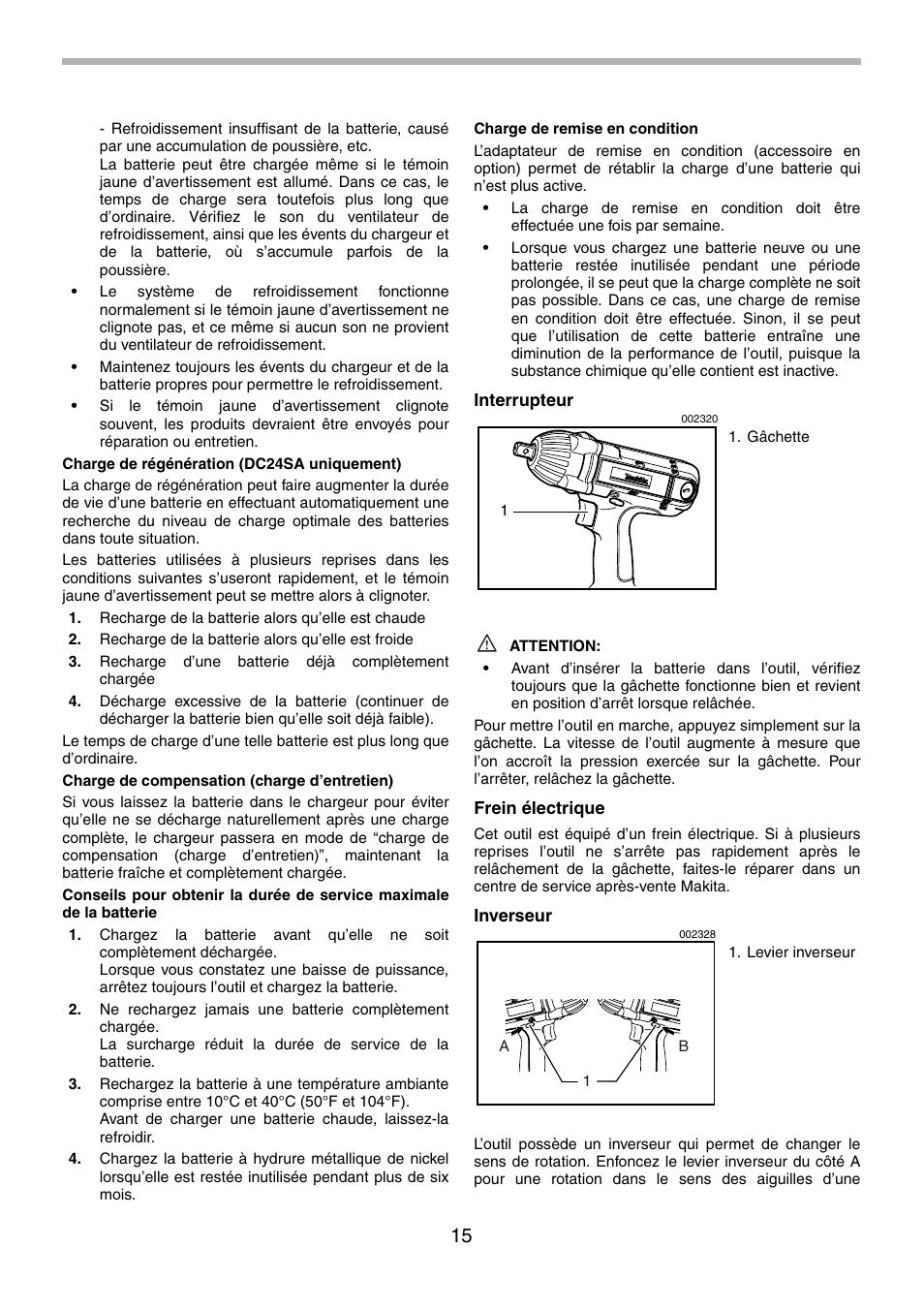 Makita BTW200 User Manual | Page 15 / 28