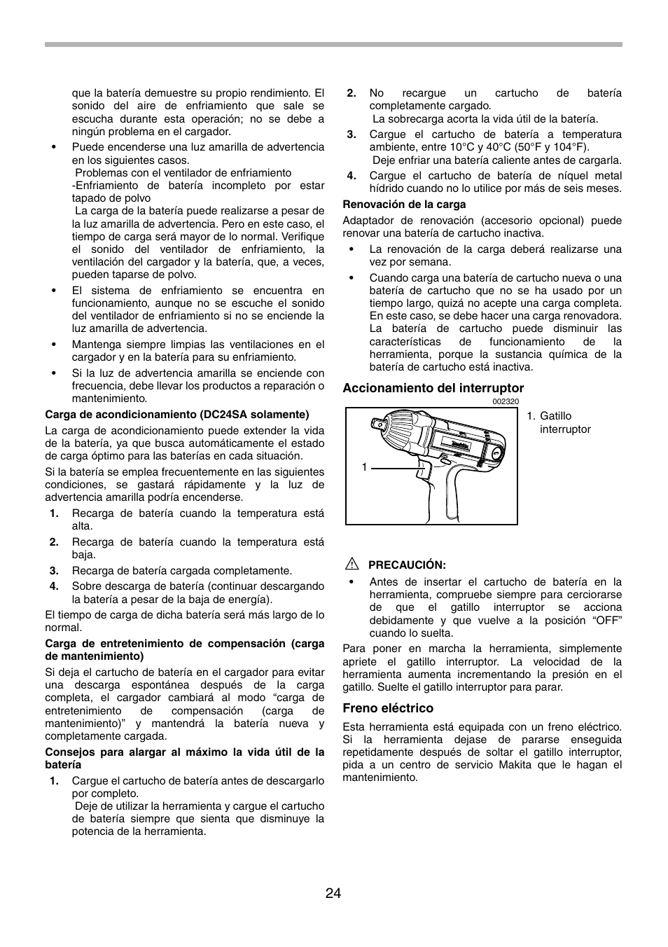 Makita BTW200 User Manual | Page 24 / 28