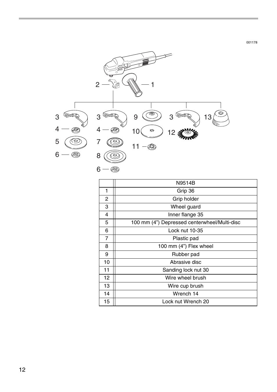 Makita N9514B User Manual | Page 12 / 16