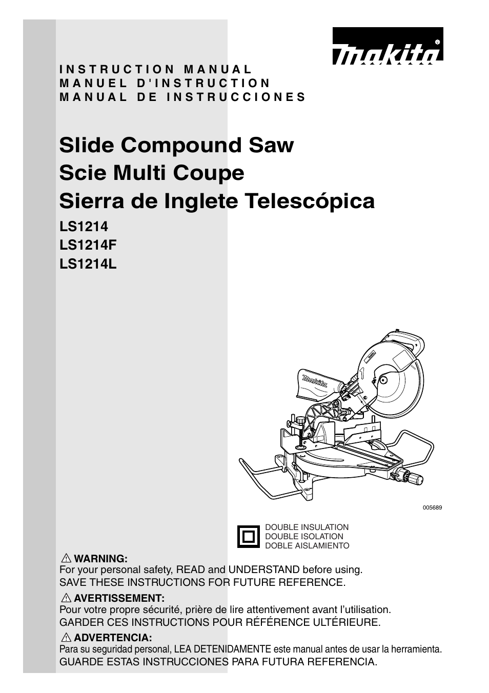 Makita LS1214F User Manual | 76 pages