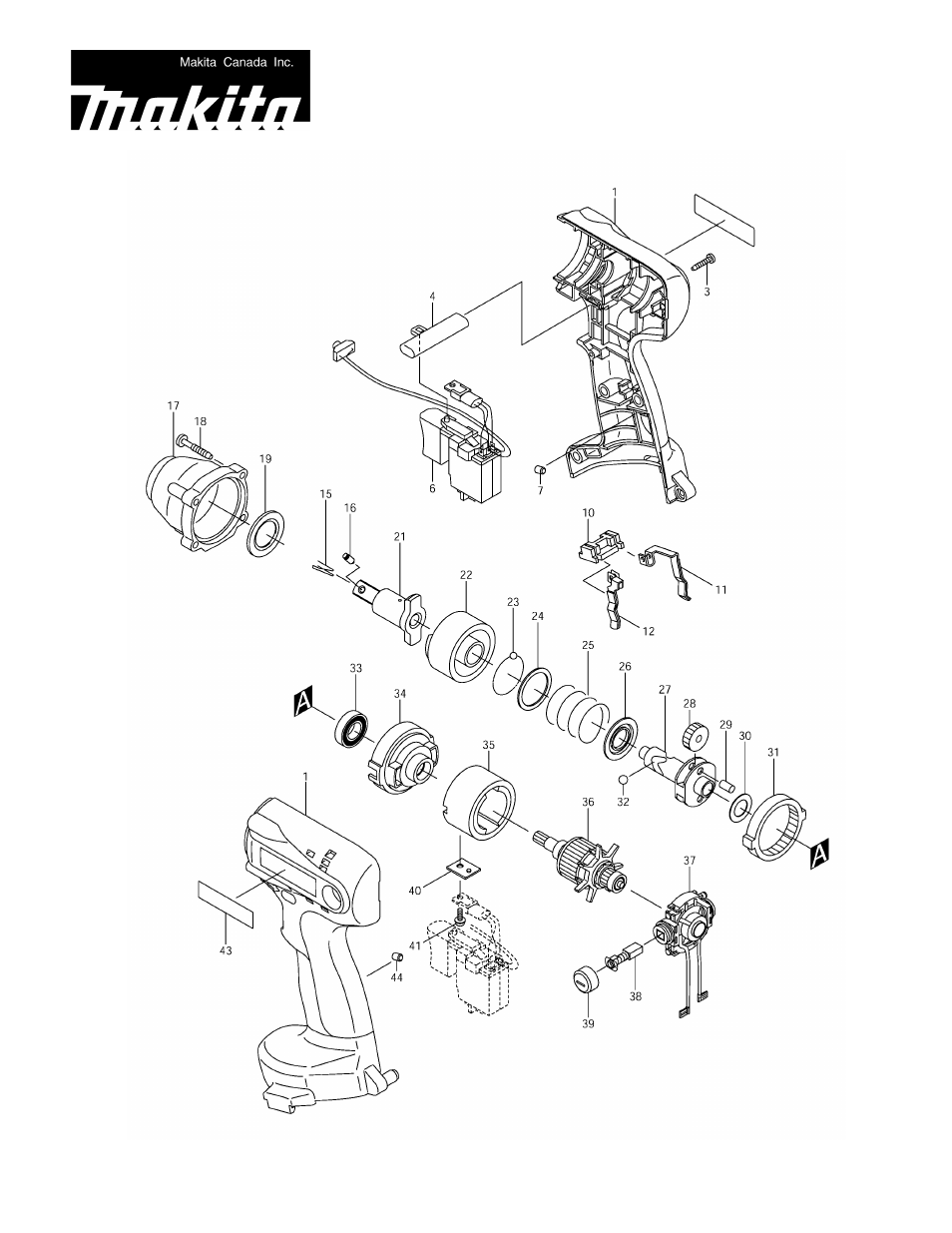 Makita 6934FDWDE User Manual | 2 pages