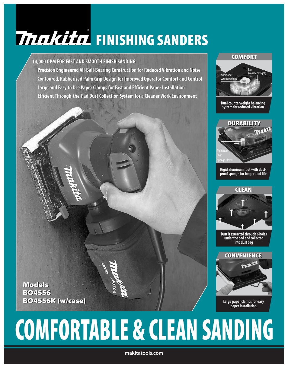 Makita BO4556K User Manual | 2 pages