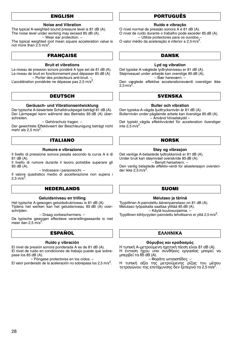 Makita Screw Driver 6826N User Manual | Page 28 / 32