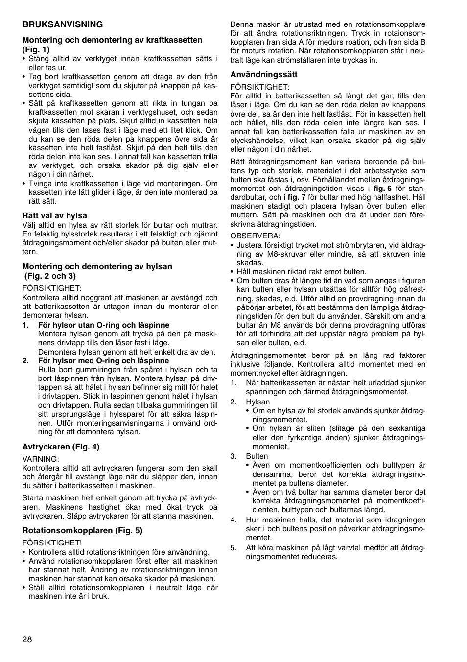 Makita BTW150 User Manual | Page 28 / 40