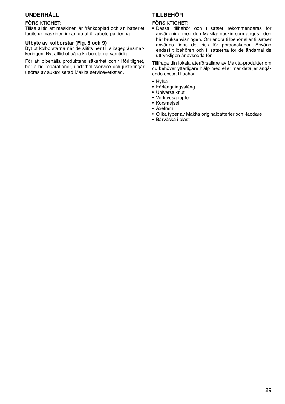 Makita BTW150 User Manual | Page 29 / 40
