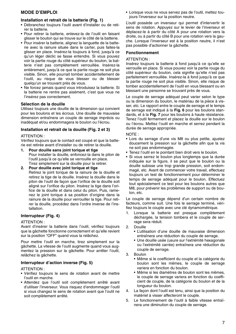 Makita BTW150 User Manual | Page 7 / 40