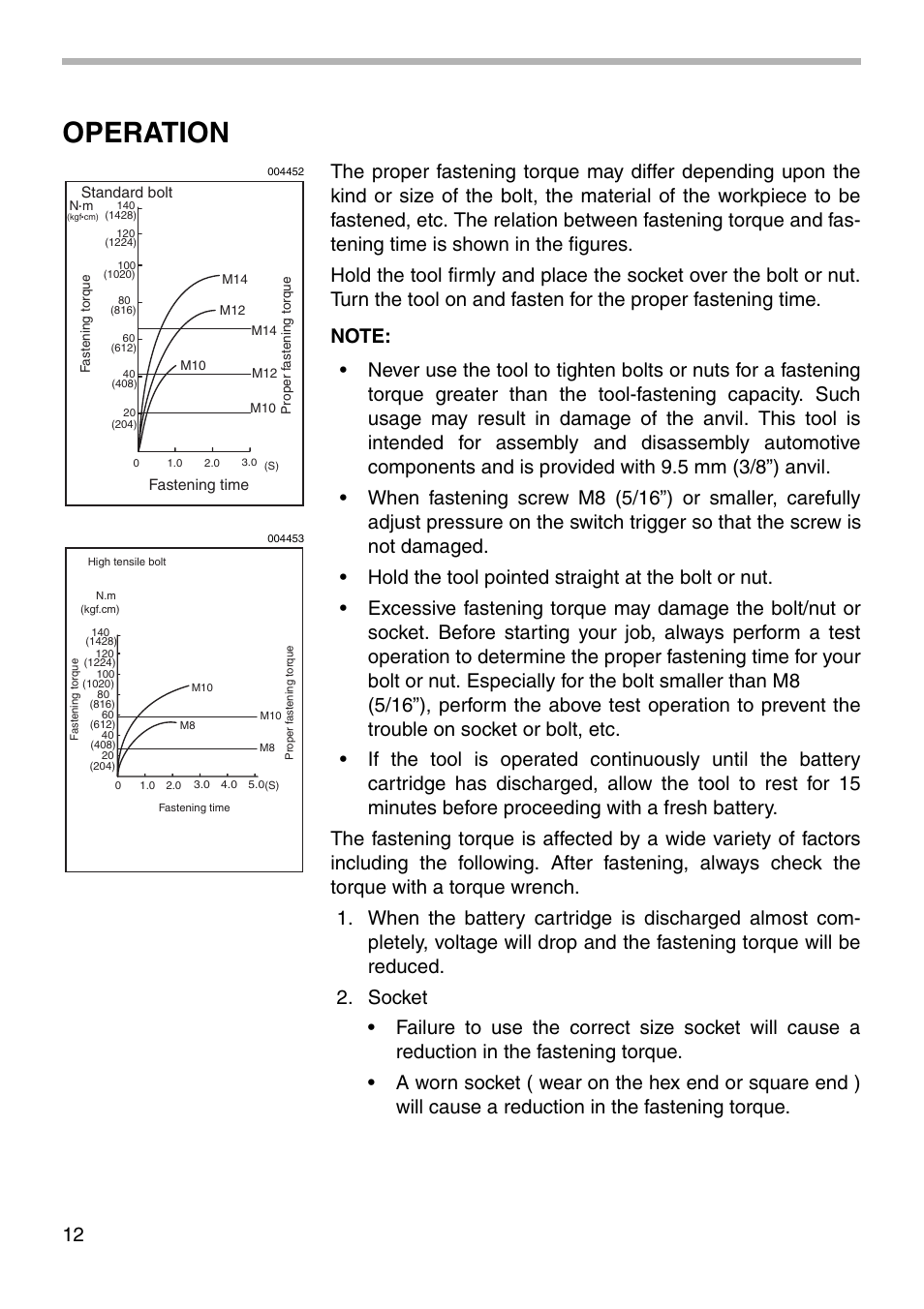 Operation | Makita 6933FD User Manual | Page 12 / 20