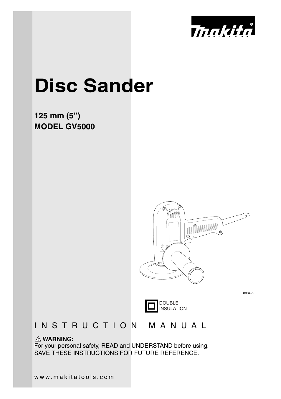 Makita GV5000 User Manual | 12 pages