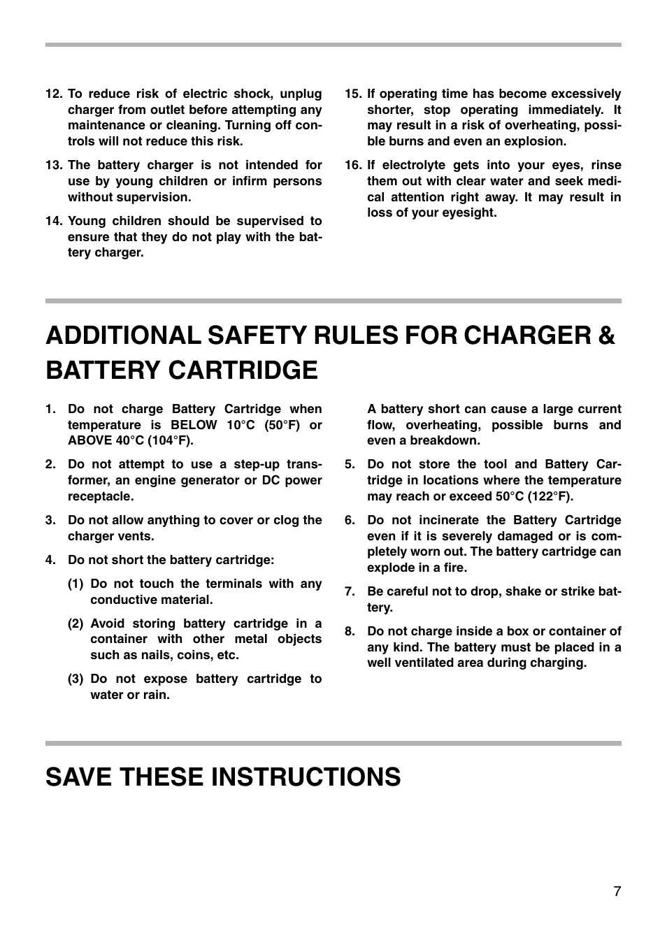 Save these instructions | Makita BLS712 User Manual | Page 7 / 36