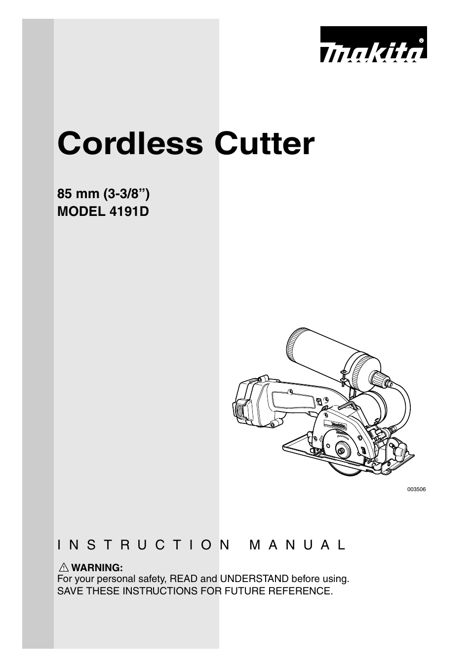 Makita 4191D User Manual | 20 pages