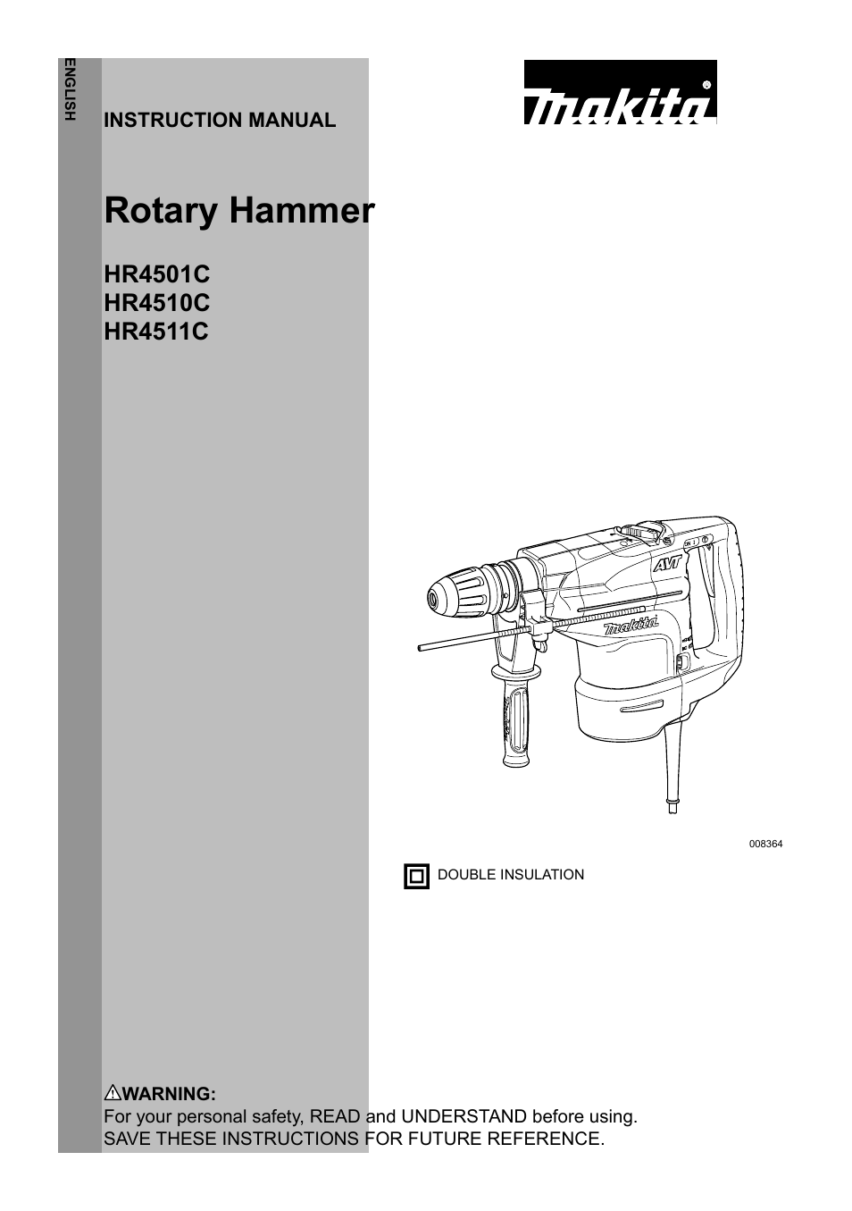 Makita HR4510C User Manual | 12 pages