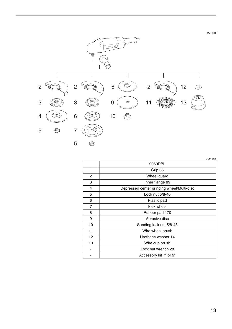 Makita 9060DBL User Manual | Page 13 / 16