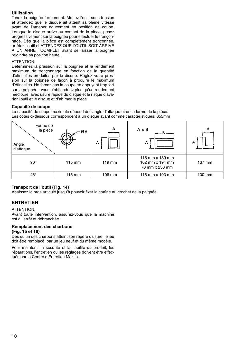 Makita 2414NB User Manual | Page 10 / 48
