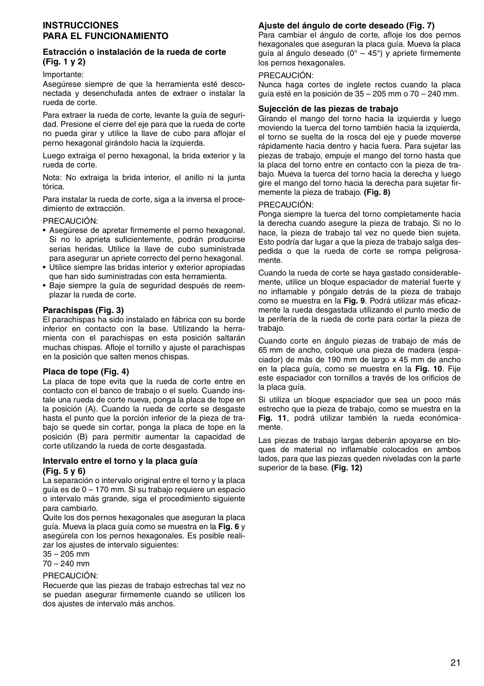 Makita 2414NB User Manual | Page 21 / 48