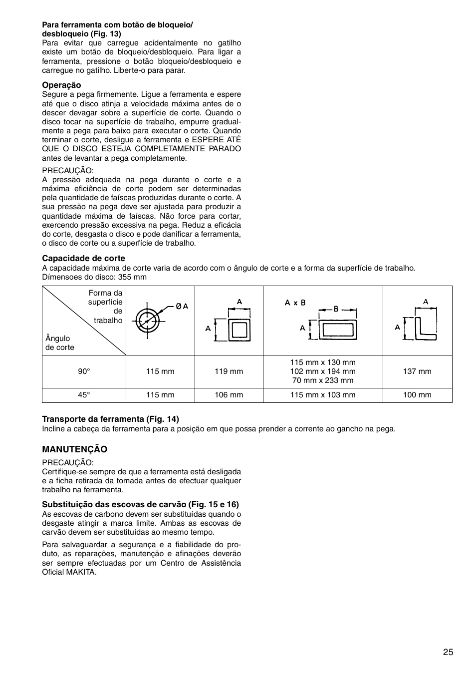 Makita 2414NB User Manual | Page 25 / 48