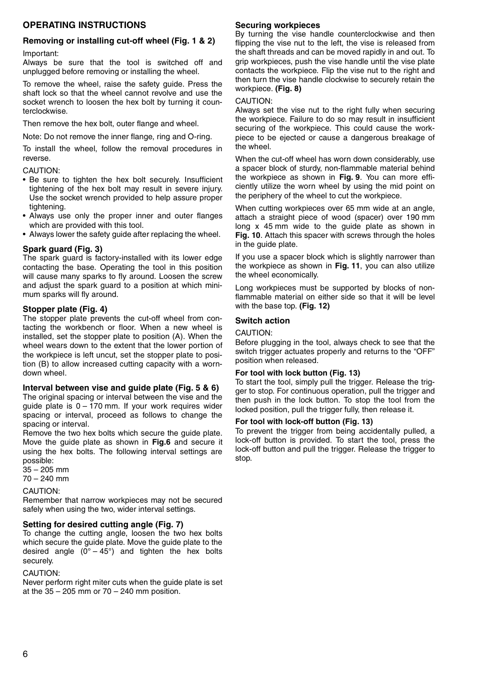 Makita 2414NB User Manual | Page 6 / 48