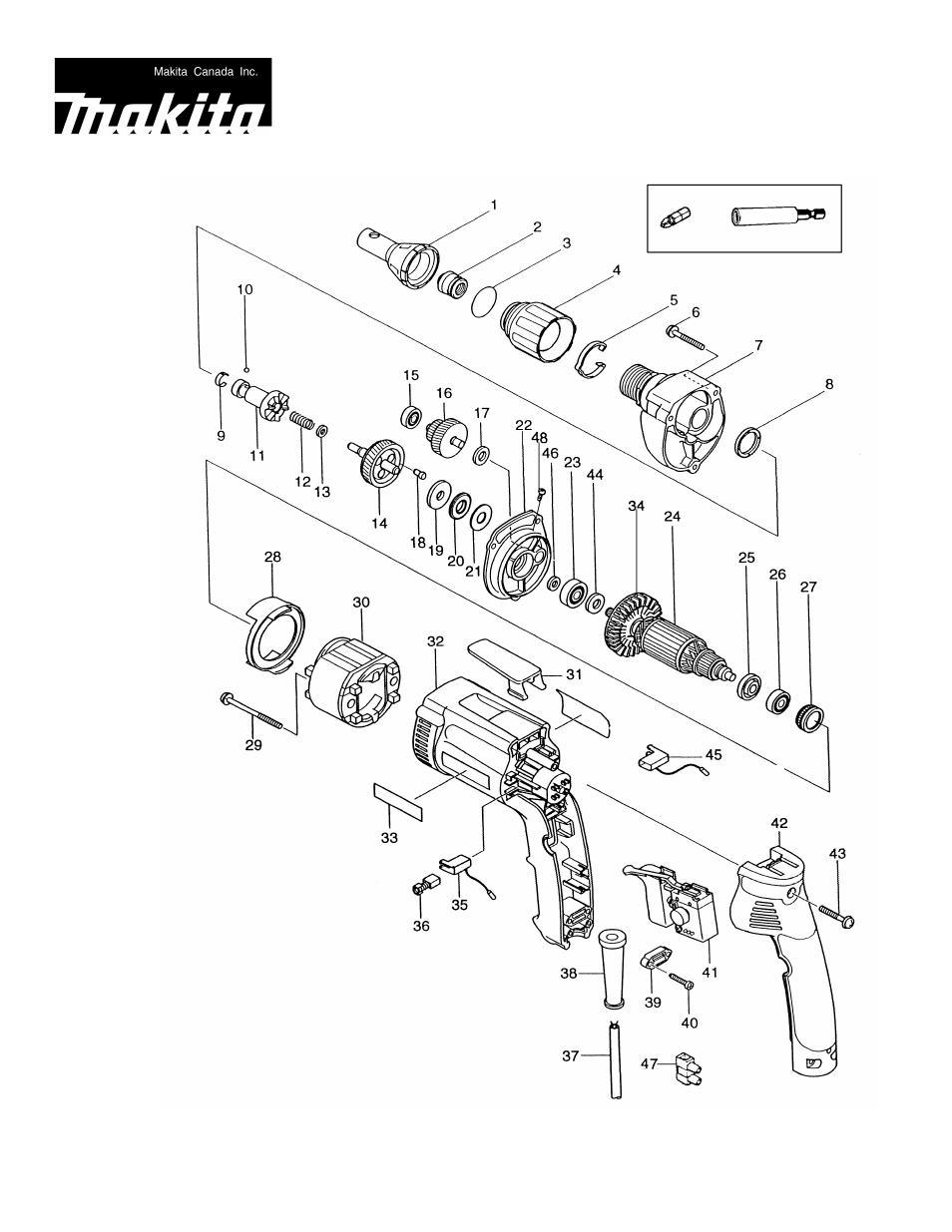 Makita 6825TP User Manual | 3 pages