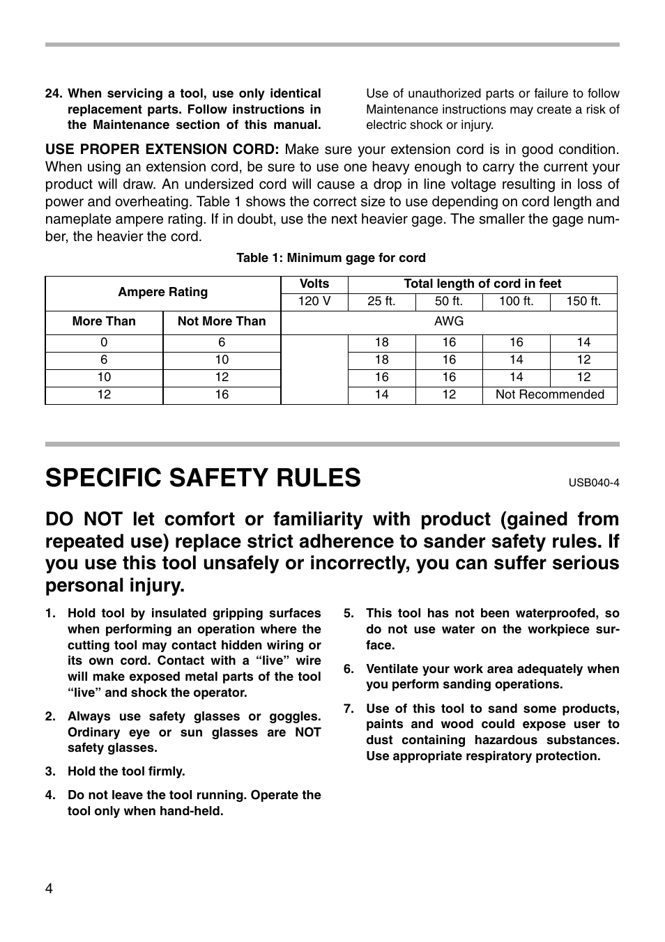 Specific safety rules | Makita BO3700 User Manual | Page 4 / 16