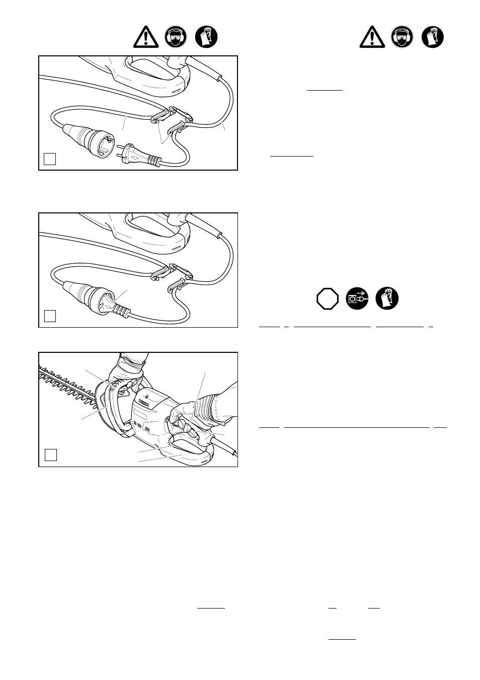 Travaux de maintenance | Makita UH 4540 User Manual | Page 21 / 44
