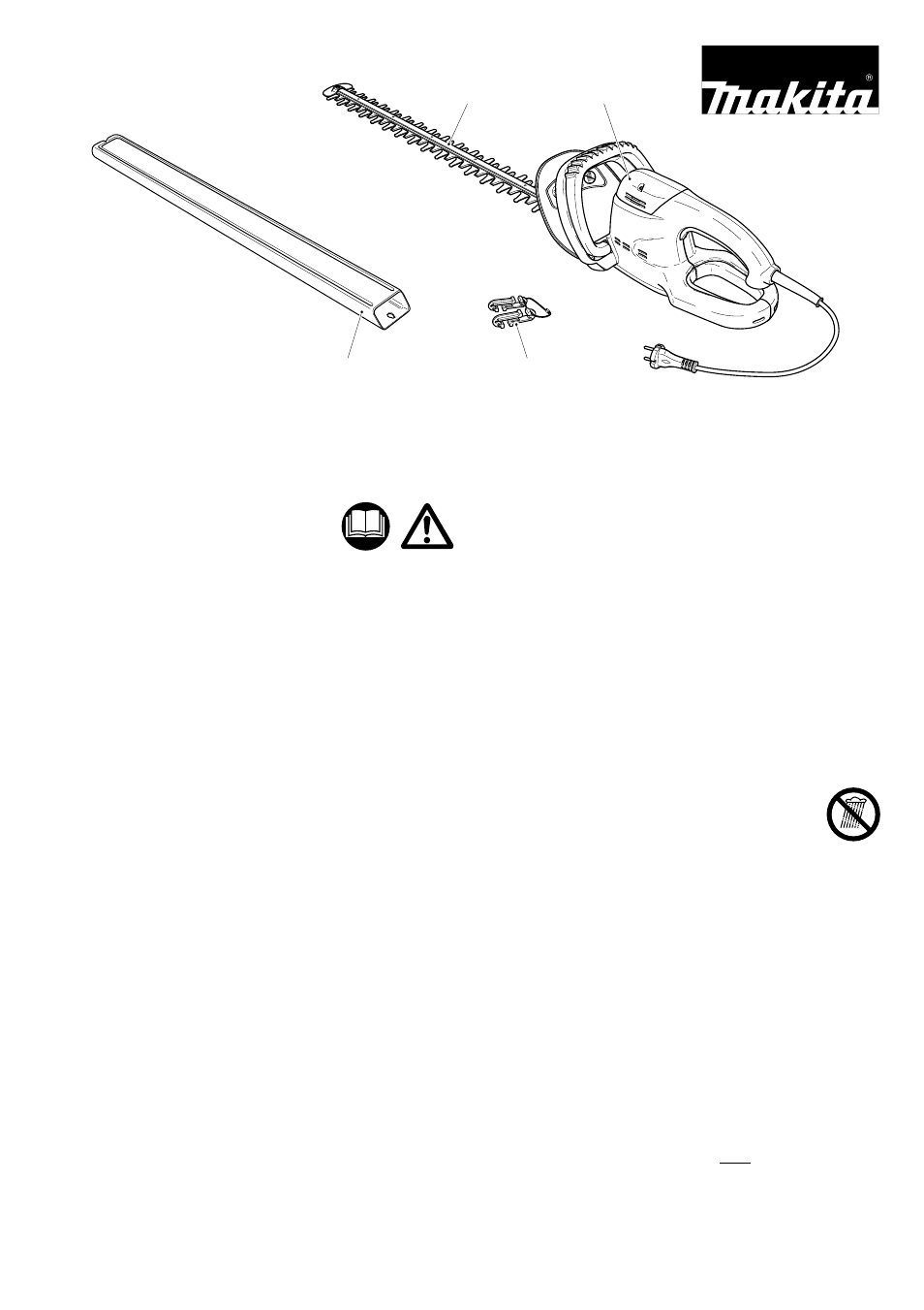 Safety precautions | Makita UH 4540 User Manual | Page 3 / 44