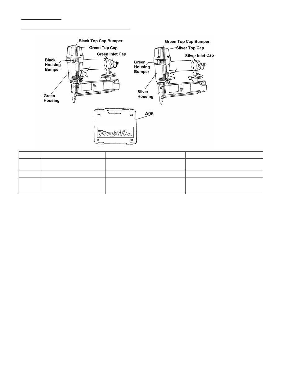 Makita AF502 User Manual | Page 3 / 4