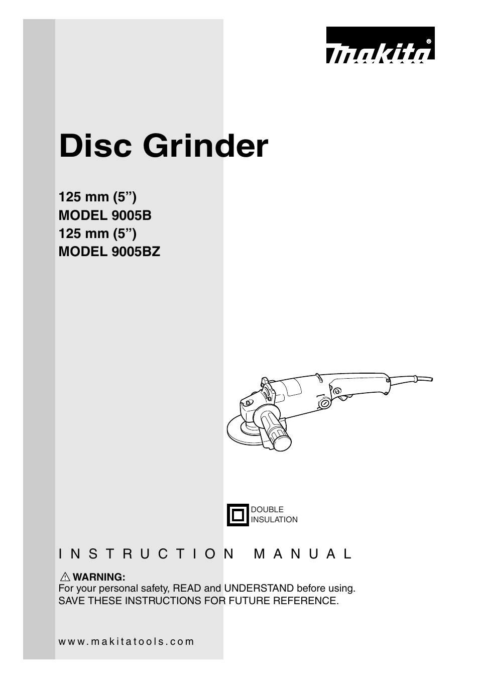 Makita 9005BZ User Manual | 16 pages