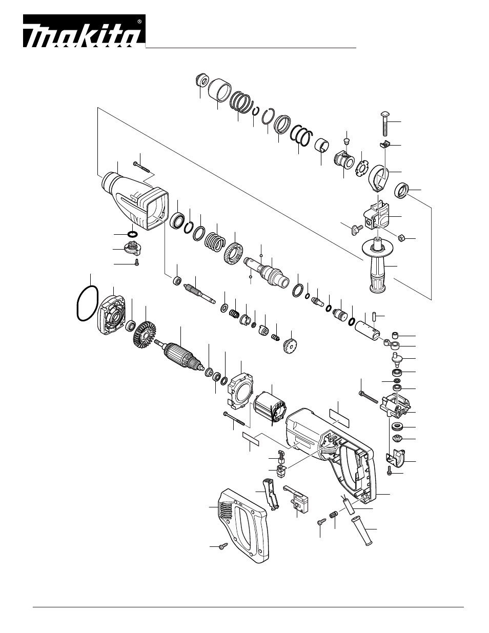 Makita HR2420 User Manual | 5 pages