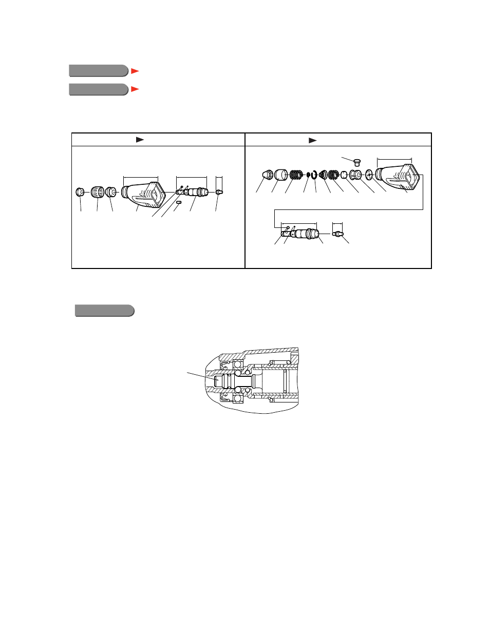 Type 1 type 2, Service change 2 | Makita HR2420 User Manual | Page 4 / 5