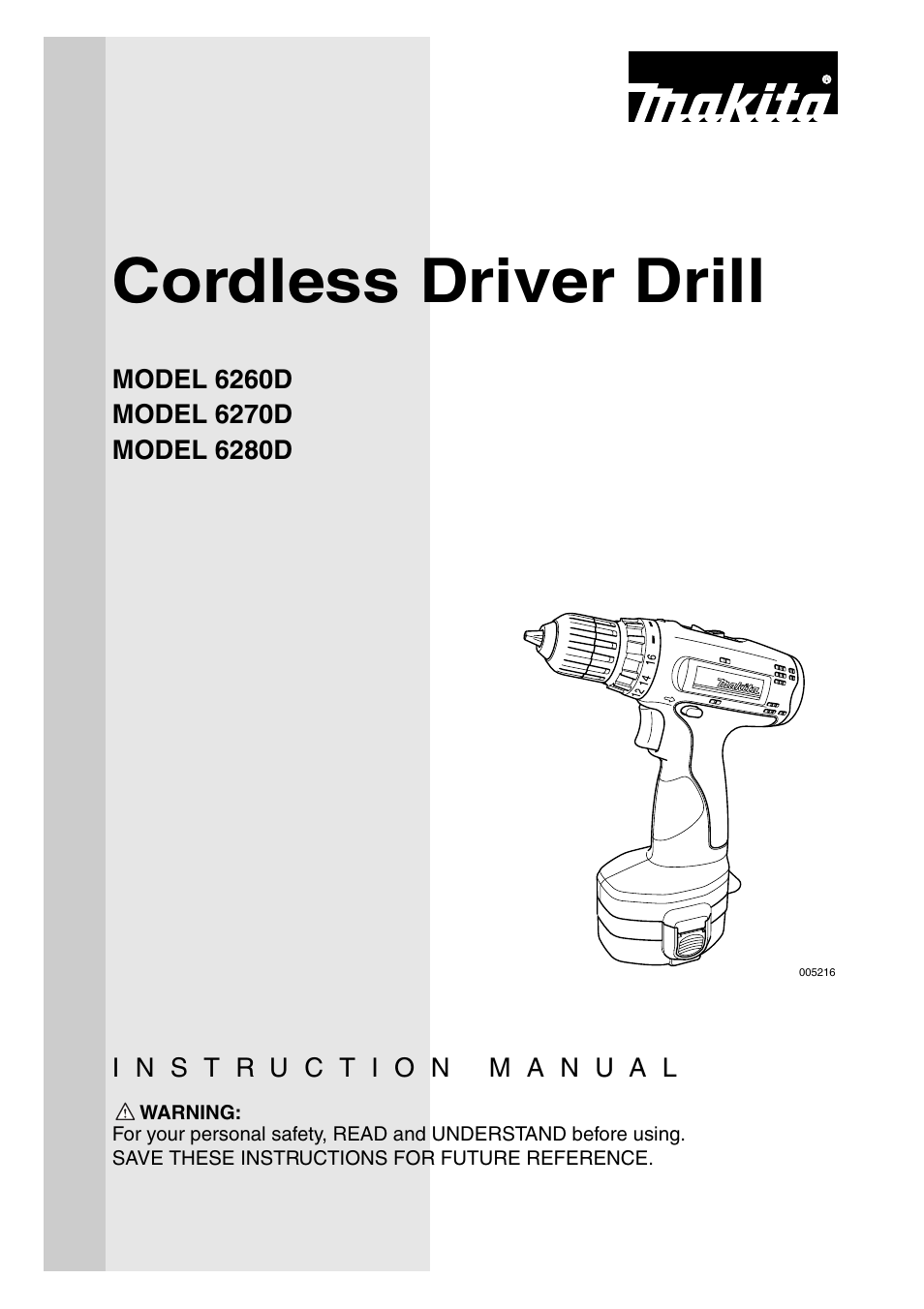 Makita 6280D User Manual | 16 pages